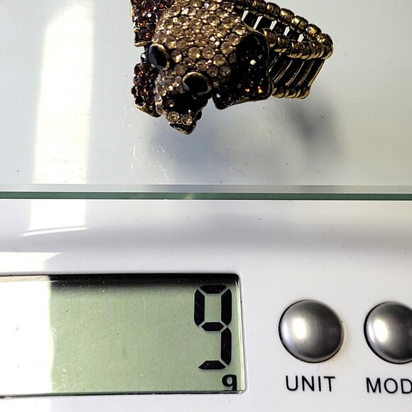 Gold Elephant Stretch Ring - Picture 6 of 6